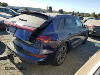 2022 Audi e-tron Premium with VIN WA1AAAGE0NB026001, listed as a Copart auction lot 57532563 with 0 mi miles. Bid and sale history available at carsss.com. Image 3.