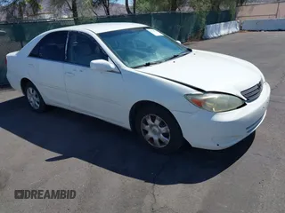 2004 Toyota Camry LE with VIN 4T1BE32K64U270046, listed as a IAAI auction lot 42734712 with 228,302 mi miles and . Bid and sale history available at DreamBid. Image 1.