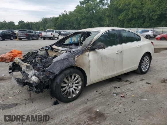 2012 Buick Regal with VIN 2G4GR5EK2C9138639, listed as a Copart auction lot 68005954 with Not Provided miles and Salvage Title. Bid and sale history available at carsss.com. Image 1.