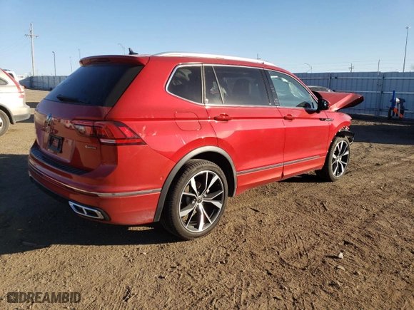 2024 Volkswagen Tiguan SEL R-Line with VIN 3VV4B7AX7RM066394, listed as a Copart auction lot 42980035 with 0 mi miles and Salvage Title. Bid and sale history available at carsss.com. Image 3.