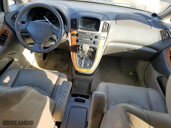 2000 Lexus RX 300 with VIN JT6HF10U8Y0159135, listed as a Copart auction lot 48112375 with 187,042 mi miles and Salvage Title. Bid and sale history available at carsss.com. Image 8.