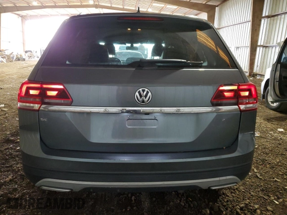2019 Volkswagen Atlas SE with VIN 1V2DP2CA5KC602700, listed as a Copart auction lot 82044483 with 62,795 mi miles and Salvage title. Bid and sale history available at DreamBid. Image 6.