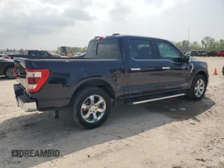 2021 Ford F-150 XL with VIN 1FTFW1CD1MFB42051, listed as a Copart auction lot 51463965 with 46,549 mi miles and Salvage title. Bid and sale history available at DreamBid. Image 3.