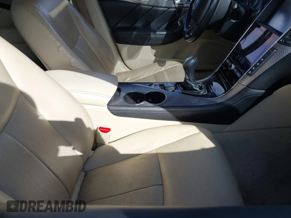 2014 Infiniti Q50 Premium with VIN JN1BV7AR9EM701624, listed as a IAAI auction lot 41711699 with 119,418 mi miles. Bid and sale history available at carsss.com. Image 5.