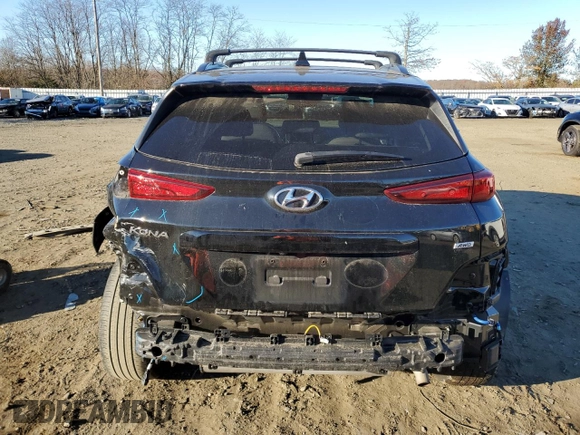 2022 Hyundai Kona SEL with VIN KM8K3CAB9NU908072, listed as a Copart auction lot 79875824 with 41,977 mi miles and Salvage Title. Bid and sale history available at carsss.com. Image 6.