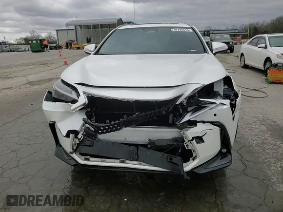 2023 Lexus NX with VIN JTJGKCEZXP2013352, listed as a Copart auction lot 49780415 with 44,593 mi miles and Salvage Title. Bid and sale history available at carsss.com. Image 14.