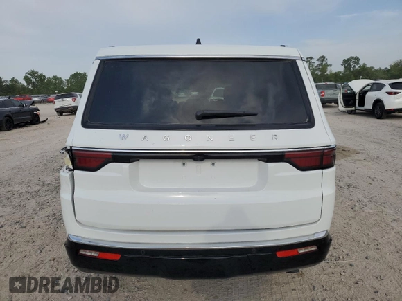 2024 Jeep Wagoneer с VIN 1C4SJUAPXRS115733, выставлен на аукционе Copart как лот 53359125 с пробегом 14 131 миль миль и Списание • Salvage title. История ставок и продаж доступна на DreamBid. Изображение 6.