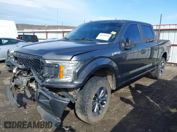 2019 Ford F-150 XL with VIN 1FTEW1EPXKFD24248, listed as a IAAI auction lot 41590420 with 65,734 mi miles. Bid and sale history available at carsss.com. Image 2.