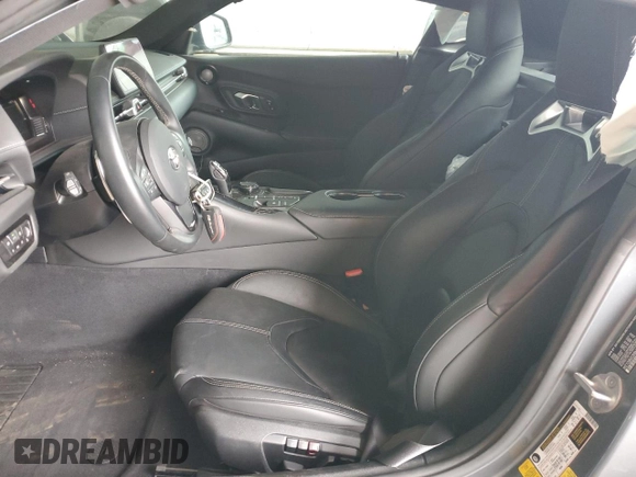 2021 Toyota GR Supra 3.0 with VIN WZ1DB0C09MW036216, listed as a Copart auction lot 86403444 with 14,800 mi miles and Salvage Title. Bid and sale history available at carsss.com. Image 7.