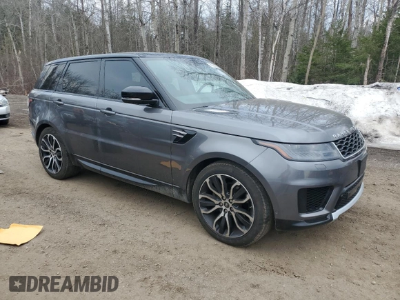 2019 Land Rover Range Rover Sport HSE with VIN SALWR2RK9KA862784, listed as a Copart auction lot 53228535 with 76,282 mi miles and Salvage title. Bid and sale history available at DreamBid. Image 4.