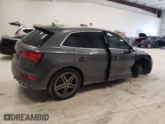 2020 Audi SQ5 Premium Plus with VIN WA1B4AFY4L2124453, listed as a Copart auction lot 38367533 with 0 mi miles. Bid and sale history available at carsss.com. Image 3.