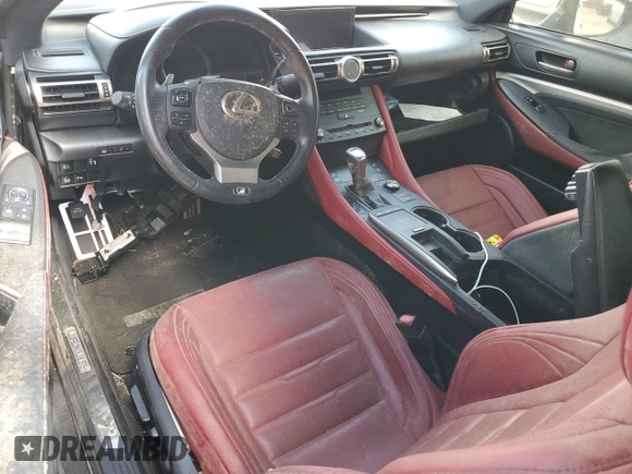 2019 Lexus RC 300 with VIN JTHHA5BC0K5010021, listed as a Copart auction lot 82000804 with Not provided miles and Non repairable. Bid and sale history available at DreamBid. Image 8.