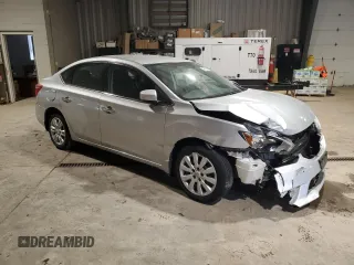 2017 Nissan Sentra S with VIN 3N1AB7AP0HY375622, listed as a Copart auction lot 46664685 with 74,703 mi miles and Salvage Title. Bid and sale history available at carsss.com. Image 4.