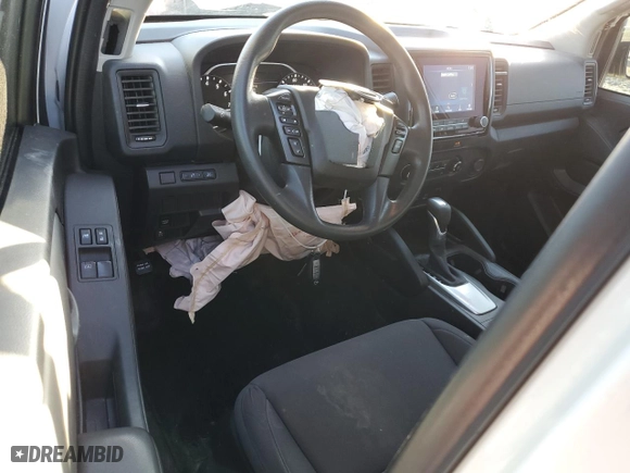 2022 Nissan Frontier S with VIN 1N6ED1CL3NN689562, listed as a Copart auction lot 82931834 with 90,507 mi miles and Salvage Title. Bid and sale history available at carsss.com. Image 8.