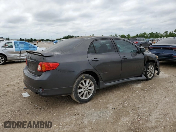 2010 Toyota Corolla with VIN 1NXBU4EE7AZ343242, listed as a Copart auction lot 54012125 with 196,604 mi miles and Salvage Title. Bid and sale history available at carsss.com. Image 3.