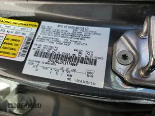 2020 Ford Fusion SE z VIN 3FA6P0LU2LR114869, wystawiony jako Copart lot #58255265 z przebiegiem 93 131 mil mil oraz Szkoda całkowita • Salvage title. Historia ofert i sprzedaży dostępna na DreamBid. Obrazek 12.