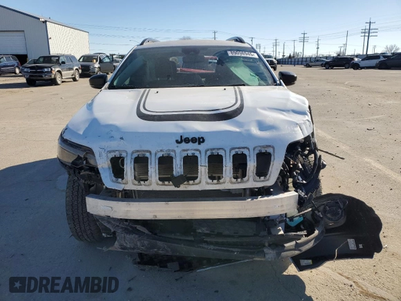 2022 Jeep Cherokee X with VIN 1C4PJMCX5ND556560, listed as a Copart auction lot 89098945 with 35,462 mi miles and Salvage Title. Bid and sale history available at carsss.com. Image 5.