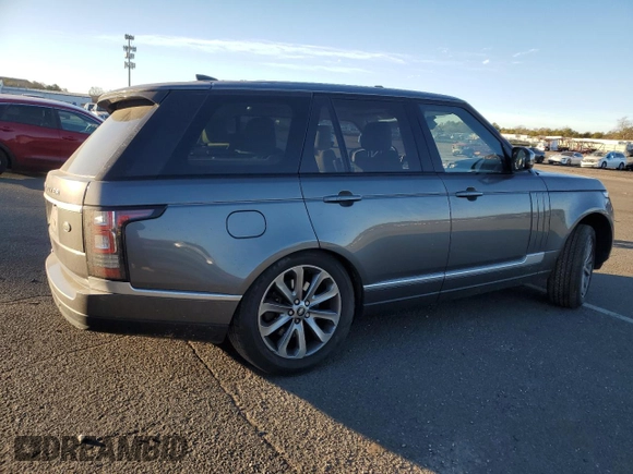 2017 Land Rover Range Rover with VIN SALGR2FK5HA362235, listed as a Copart auction lot 41617135 with 84,568 mi miles and Salvage title. Bid and sale history available at DreamBid. Image 3.