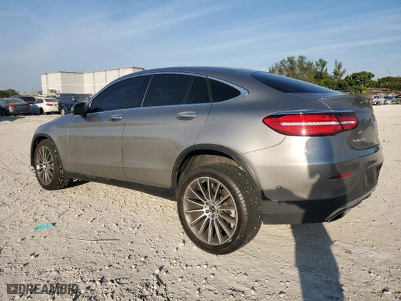2019 Mercedes-Benz GLC with VIN WDC0J4KBXKF535110, listed as a Copart auction lot 43216615 with 105,050 mi miles and Salvage Title. Bid and sale history available at carsss.com. Image 2.