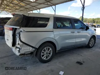 2023 Kia Carnival LX with VIN KNDNB4H38P6272146, listed as a Copart auction lot 73783734 with 46,895 mi miles and Salvage Title. Bid and sale history available at carsss.com. Image 3.