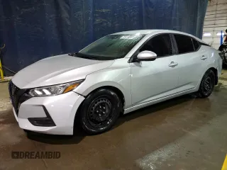 2020 Nissan Sentra S z VIN 3N1AB8BV3LY296666, wystawiony jako Copart lot #53280155 z przebiegiem 88 618 mil mil oraz Czysty tytuł • Clean title. Historia ofert i sprzedaży dostępna na DreamBid. Obrazek 1.