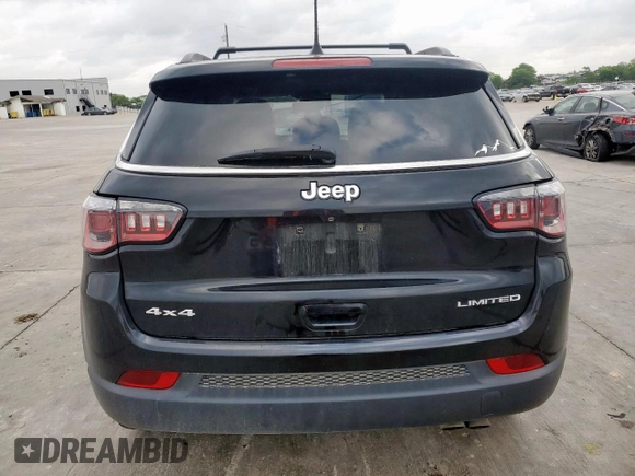 2018 Jeep Compass Limited с VIN 3C4NJDCB7JT135679, выставлен на аукционе Copart как лот 54924155 с пробегом 131 586 миль миль и Списание • Salvage title. История ставок и продаж доступна на DreamBid. Изображение 6.