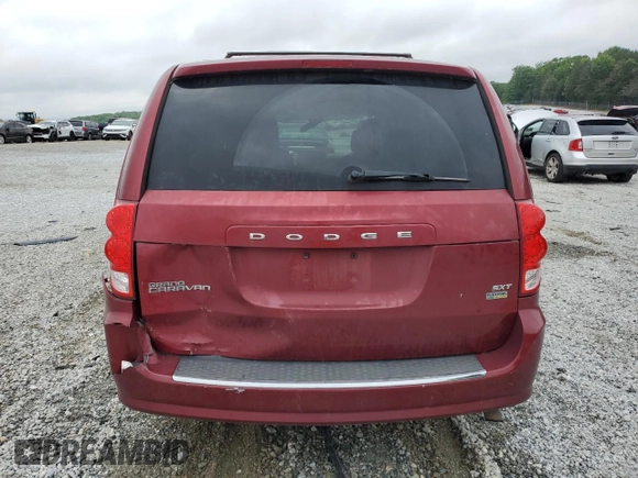2014 Dodge Grand Caravan SXT with VIN 2C4RDGCG8ER120834, listed as a Copart auction lot 53630565 with 245,454 mi miles and Salvage Title. Bid and sale history available at DreamBid. Image 6.