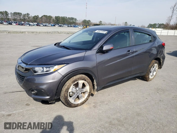 2022 Honda HR-V LX with VIN 3CZRU6H3XNM750419, listed as a Copart auction lot 48431305 with 55,744 mi miles and Salvage Title. Bid and sale history available at carsss.com. Image 1.