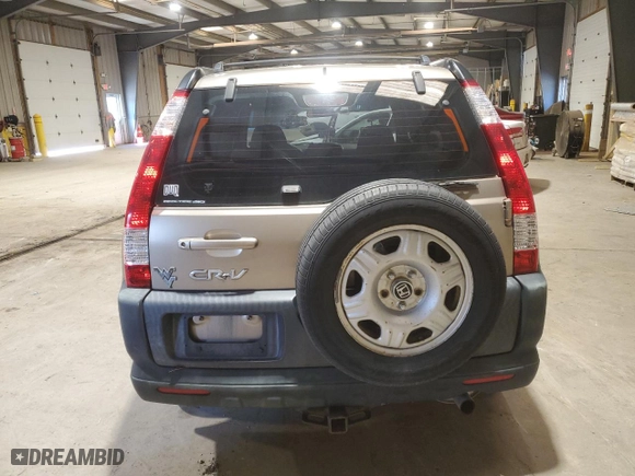 2005 Honda CR-V LX with VIN JHLRD785X5C041278, listed as a Copart auction lot 52346405 with 212,070 mi miles and Clean Title. Bid and sale history available at carsss.com. Image 6.