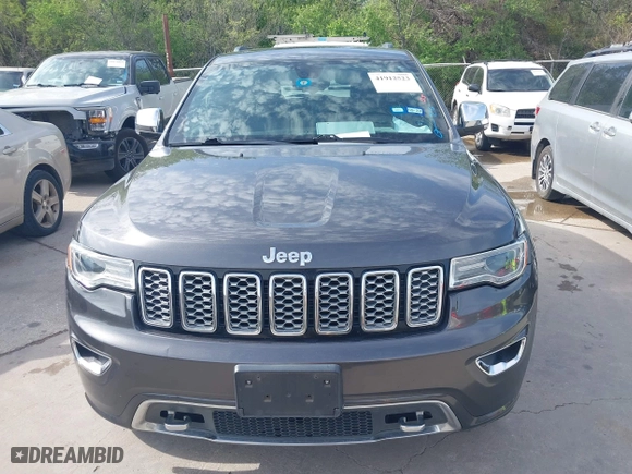 2017 Jeep Grand Cherokee Overland with VIN 1C4RJECG1HC614740, listed as a IAAI auction lot 41912523 with 177,353 mi miles. Bid and sale history available at carsss.com. Image 12.