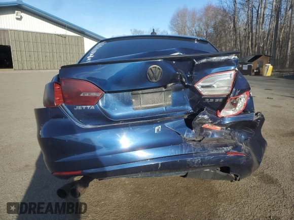 2011 Volkswagen Jetta Sedan SE w/Convenience & Sunroof PZEV with VIN 3VWDZ7AJ2BM080289, listed as a Copart auction lot 50886365 with 230,010 mi miles and Salvage Title. Bid and sale history available at carsss.com. Image 6.