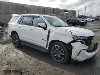 2021 Chevrolet Tahoe RST with VIN 1GNSKRKD9MR201895, listed as a Copart auction lot 83837174 with 36,351 mi miles and Salvage Title. Bid and sale history available at carsss.com. Image 4.
