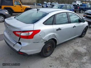 2013 Ford Focus S with VIN 1FADP3E21DL198154, listed as a IAAI auction lot 41837362 with NaN miles. Bid and sale history available at carsss.com. Image 4.