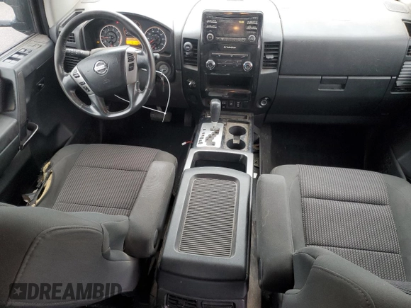 2014 Nissan Titan Pro-4X with VIN 1N6AA0EC3EN514744, listed as a Copart auction lot 80469314 with 191,780 mi miles and Salvage title. Bid and sale history available at DreamBid. Image 8.