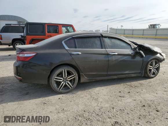 2016 Honda Accord Sport with VIN 1HGCR2F53GA187497, listed as a Copart auction lot 52445755 with Not provided miles and Salvage title. Bid and sale history available at DreamBid. Image 3.