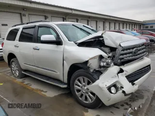 2015 Toyota Sequoia Platinum with VIN 5TDDW5G16FS125702, listed as a Copart auction lot 43027114 with 76,670 mi miles. Bid and sale history available at carsss.com. Image 4.