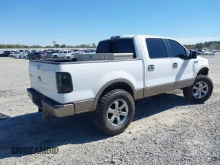 2005 Ford F-150 XLT with VIN 1FTPW12525KF04265, listed as a IAAI auction lot 41863650 with 215,895 mi miles. Bid and sale history available at carsss.com. Image 4.