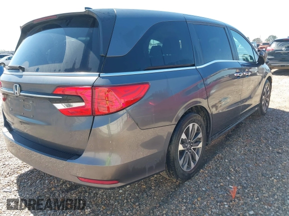 2023 Honda Odyssey EX-L with VIN 5FNRL6H67PB042624, listed as a IAAI auction lot 41763044 with 76,700 mi miles. Bid and sale history available at carsss.com. Image 4.