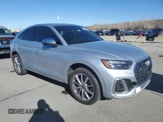 2023 Audi SQ5 Sportback Premium Plus with VIN WA124AFY5P2118392, listed as a Copart auction lot 47560404 with 2,768 mi miles and . Bid and sale history available at DreamBid. Image 4.