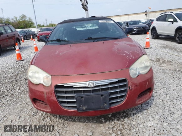 2005 Chrysler Sebring GTC with VIN 1C3EL75R85N660654, listed as a Copart auction lot 53736035 with 148,365 mi miles and Salvage Title. Bid and sale history available at DreamBid. Image 5.
