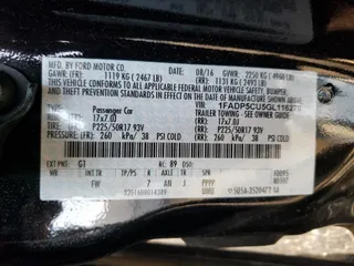 2016 Ford C-Max Energi SEL with VIN 1FADP5CU5GL116270, listed as a Copart auction lot 51461003 with 117,936 mi miles. Bid and sale history available at carsss.com. Image 13.