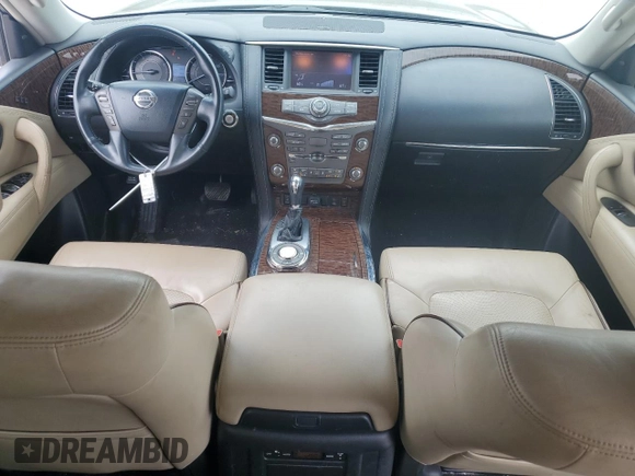 2017 Nissan Armada SV with VIN JN8AY2NDXH9003083, listed as a Copart auction lot 70241844 with 141,150 mi miles and Salvage Title. Bid and sale history available at carsss.com. Image 8.