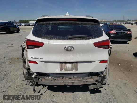 2019 Hyundai Tucson Sport with VIN KM8J33AL5KU937651, listed as a Copart auction lot 45104845 with 68,903 mi miles and Salvage Title. Bid and sale history available at carsss.com. Image 6.