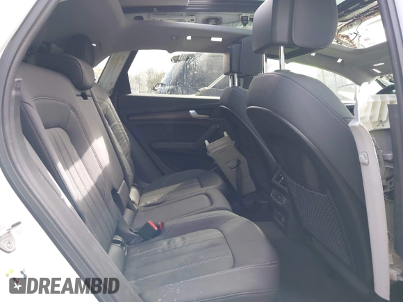 2021 Audi Q5 Premium Plus with VIN WA1BAAFY5M2010794, listed as a IAAI auction lot 41697512 with 51,732 mi miles and . Bid and sale history available at DreamBid. Image 8.