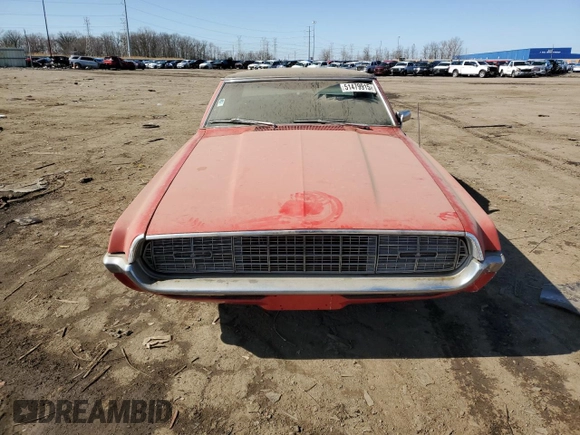 1968 Ford Thunderbird with VIN 8J84N172708, listed as a Copart auction lot 51479915 with 87,770 mi miles and Clean Title. Bid and sale history available at DreamBid. Image 5.