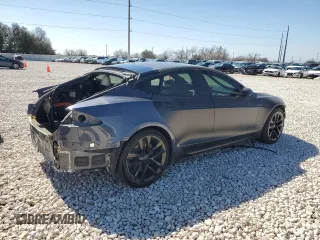 2021 Tesla Model S Plaid с VIN 5YJSA1E64MF451576, выставлен на аукционе Copart как лот 45425625 с пробегом 40 563 миль миль и Списание • Salvage title. История ставок и продаж доступна на DreamBid. Изображение 3.