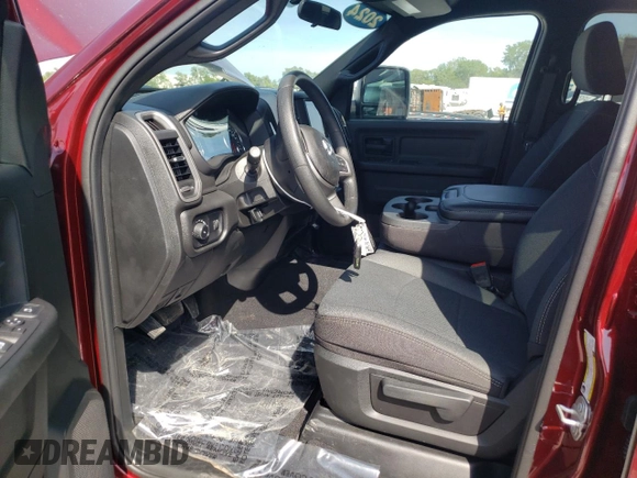 2024 Ram 2500 Tradesman with VIN 3C6UR5CJ0RG287882, listed as a Copart auction lot 68369144 with 49 mi miles and Salvage Title. Bid and sale history available at carsss.com. Image 7.
