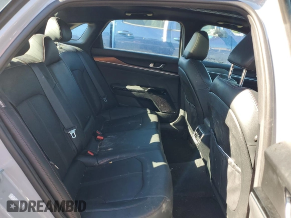 2022 Kia K5 GT with VIN 5XXG44J81NG145035, listed as a Copart auction lot 60842974 with 0 mi miles and Salvage Title. Bid and sale history available at carsss.com. Image 10.