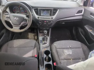 2021 Hyundai Accent SEL with VIN 3KPC24A61ME135728, listed as a Copart auction lot 56217095 with 40,181 mi miles and Salvage title. Bid and sale history available at DreamBid. Image 8.