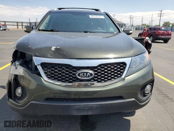 2013 Kia Sorento LX with VIN 5XYKT3A61DG334963, listed as a Copart auction lot 60152345 with 176,500 mi miles and Salvage title. Bid and sale history available at DreamBid. Image 5.